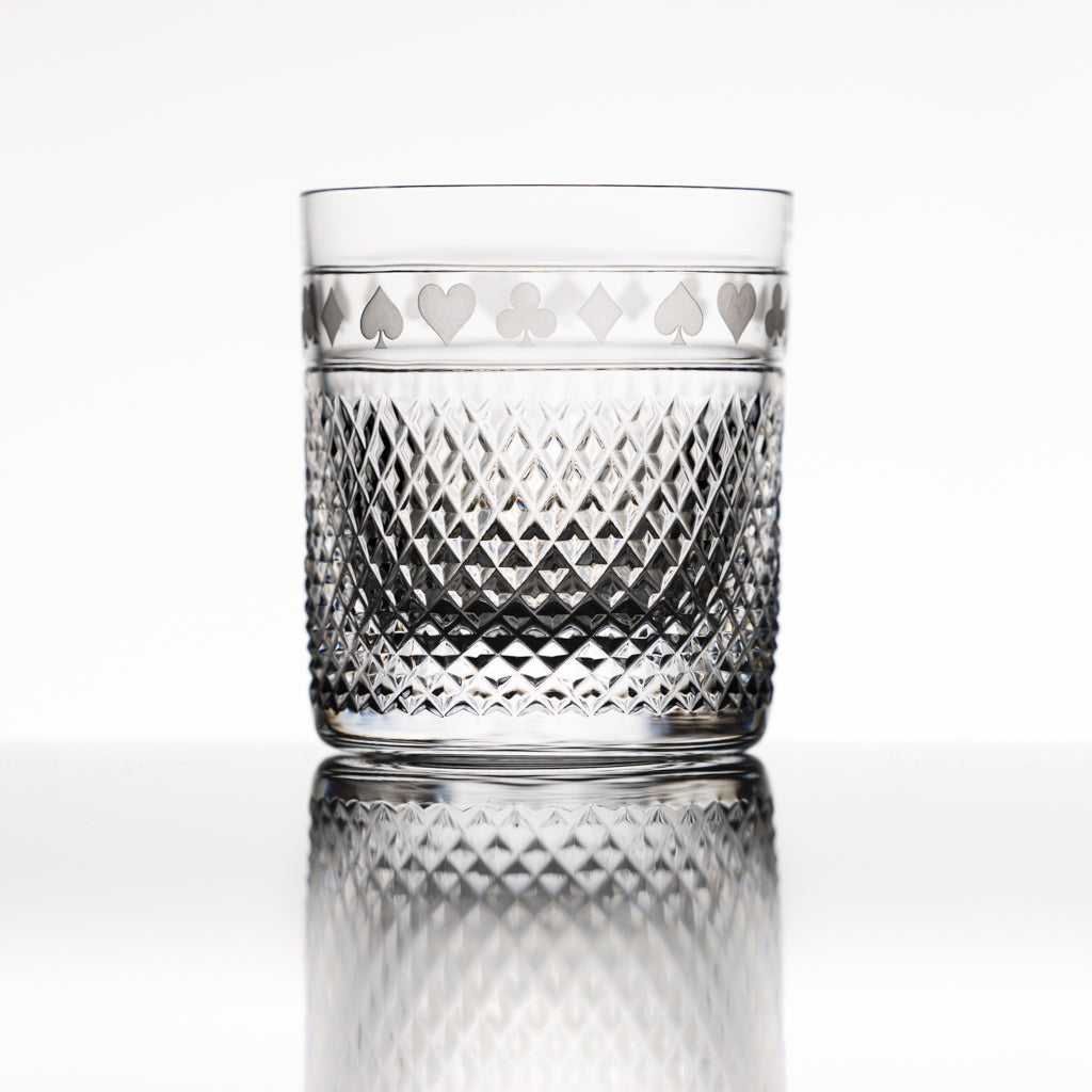 Glisky Collection - Aces - Whisky Tumbler 12oz