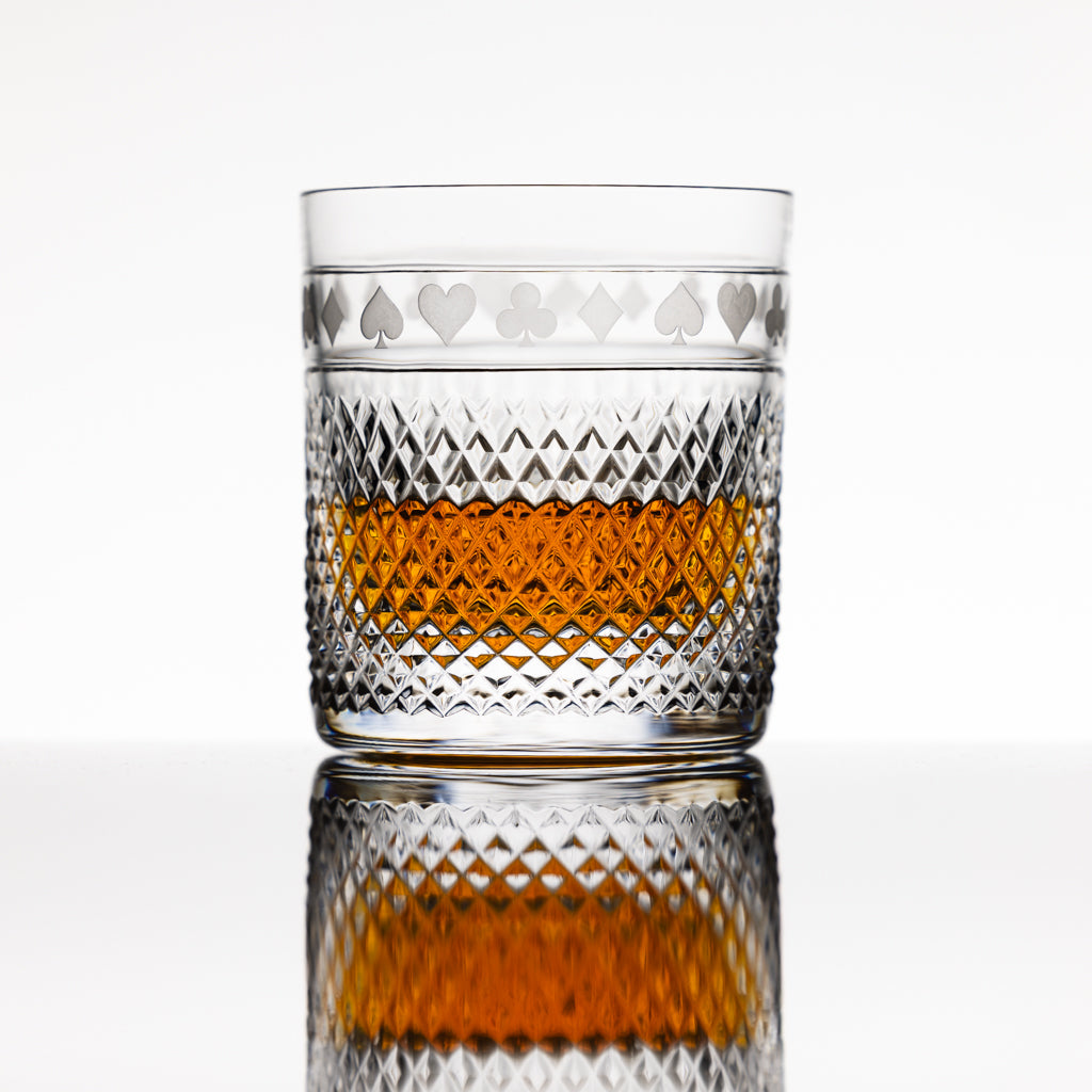 Glisky Collection - Aces - Whisky Tumbler 12oz