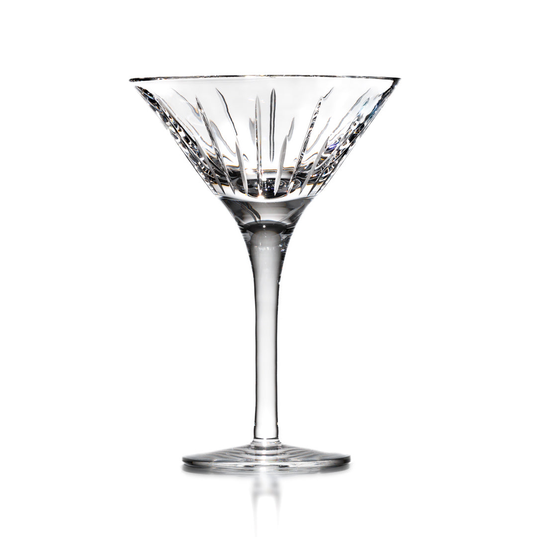 Clear and Grey - Pair of Martini Glasses (The Outlet)