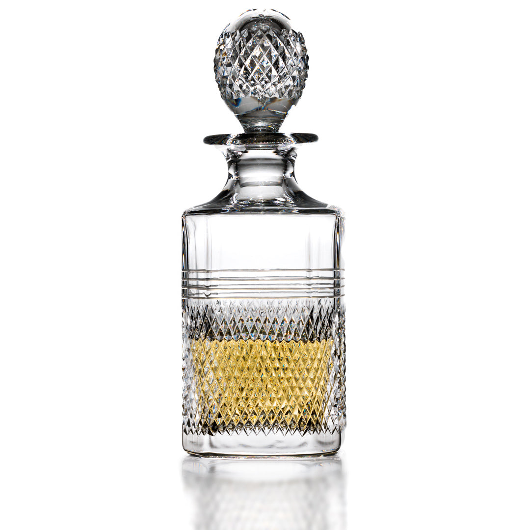 Four Rings - Square Liqueur Decanter