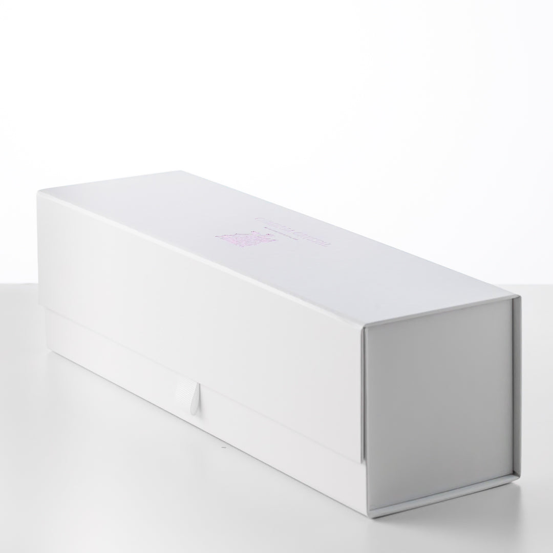 Gift Box - White Branded Presentation Box - Long Rectangular