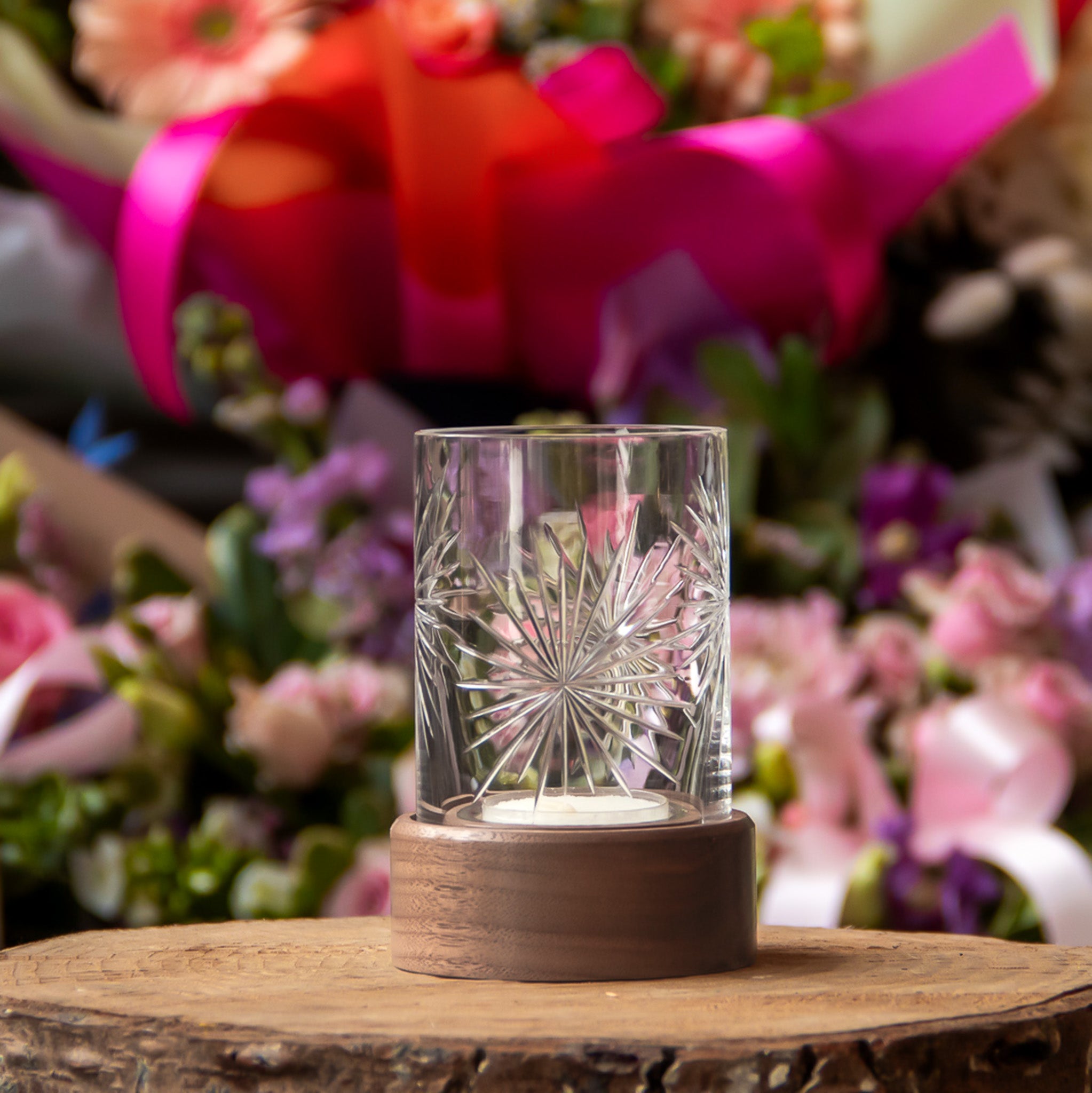 Hurricane Lamp - Small - Starburst