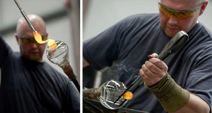 Blowing Crystal glass