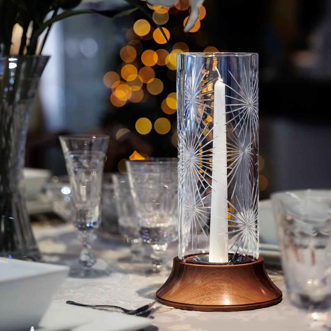 Hurricane Lamp - Large - Starburst