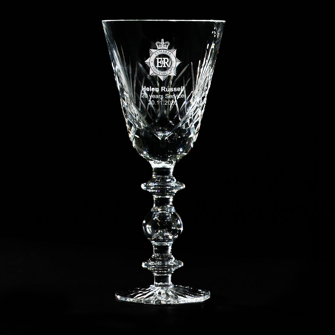 Langdale Cumbria Baluster - Goblet (Engraving)