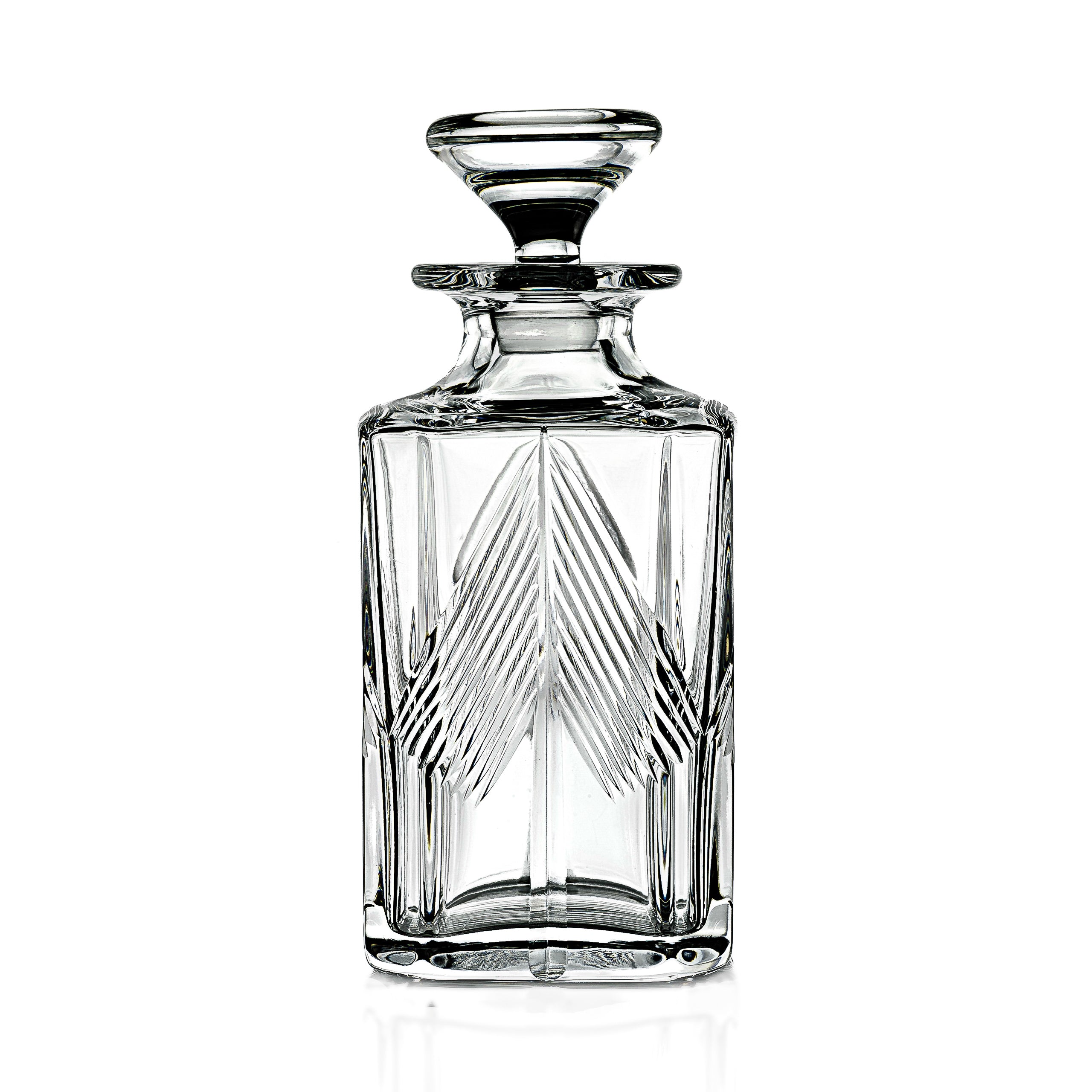 Palm Liqueur Decanter - Square - Discontinued: End of Line.