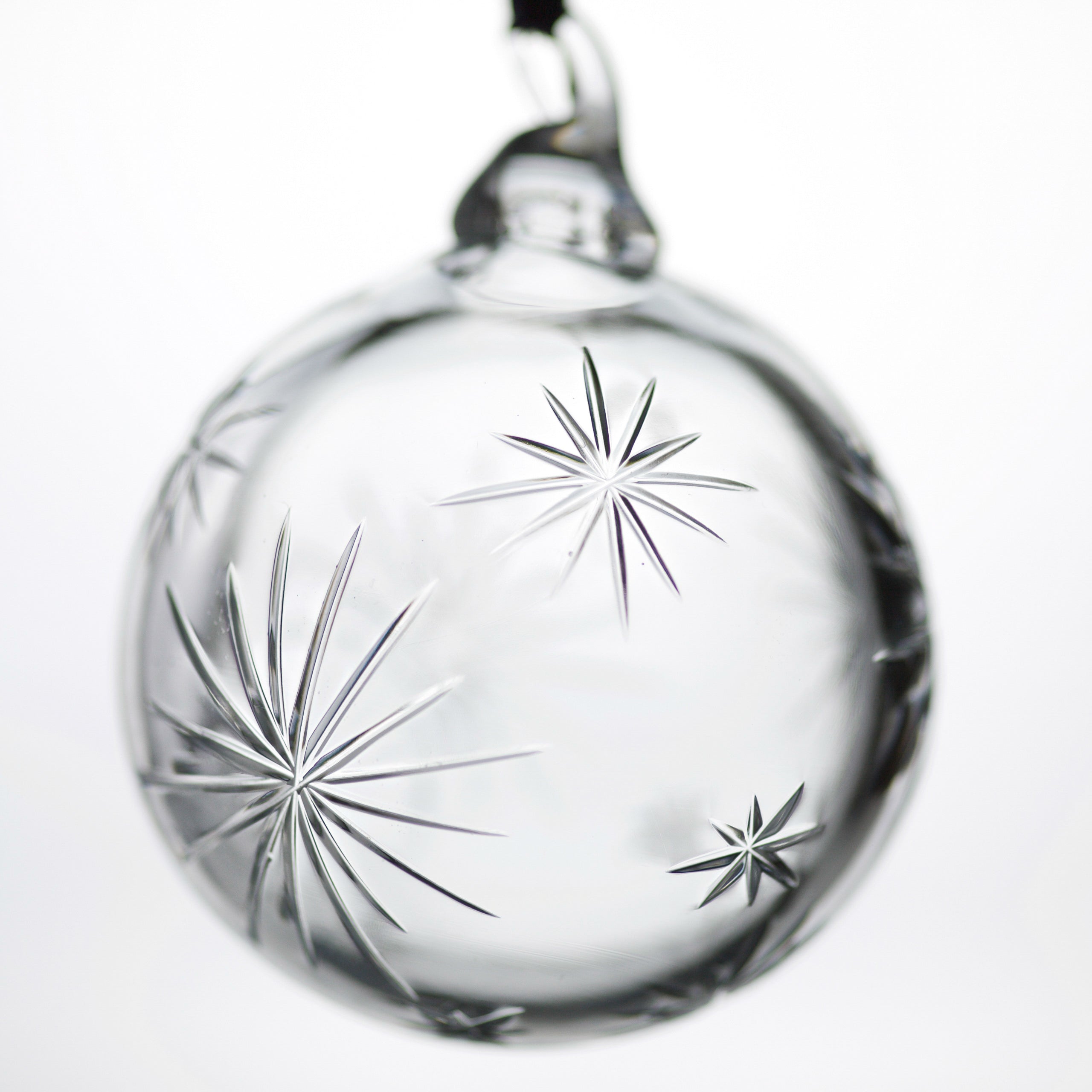 Clear Star Burst Bauble.