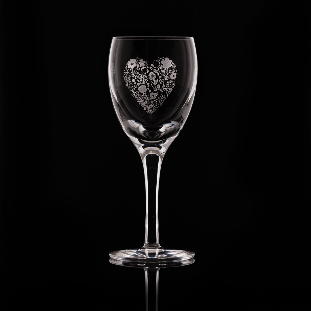 Mother's Day - Wild Meadow Wine Glass  (The Outlet)