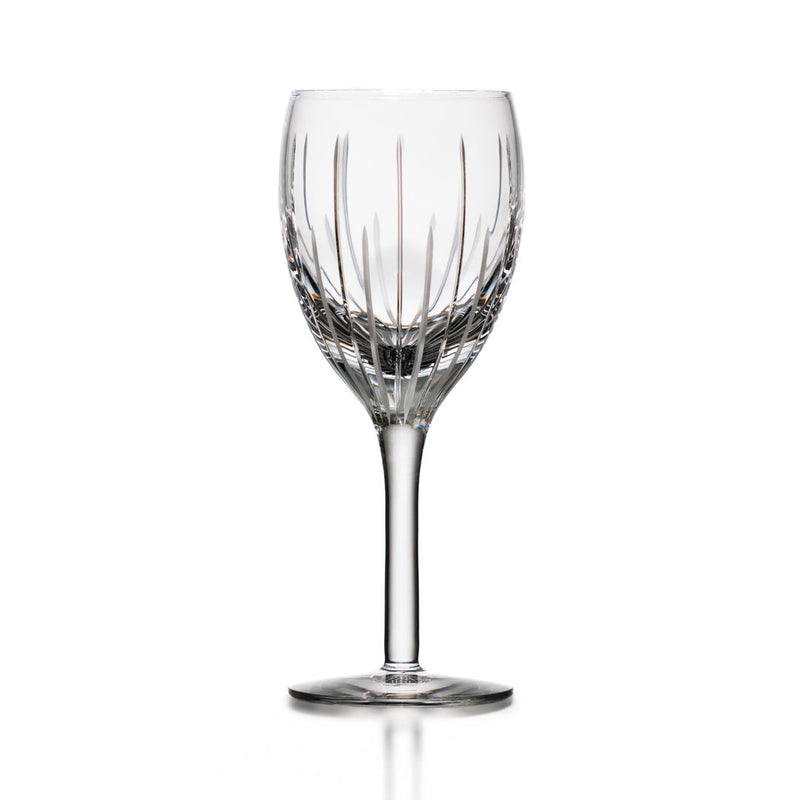 Wine glass, crystal clear glass goblet