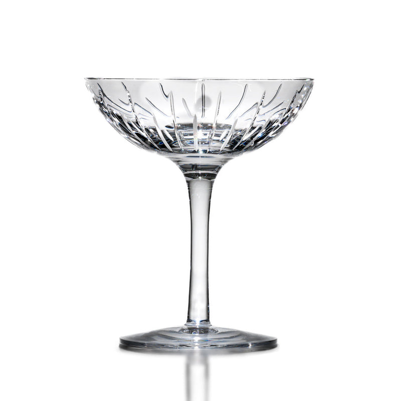 Clear & Grey - Champagne Coupe
