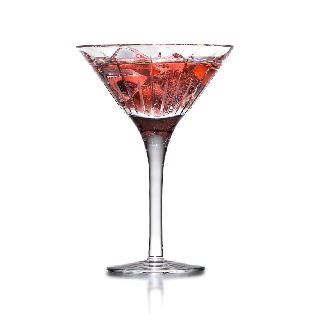Clear and Grey - Medium Martini Glass (Outlet Stock)