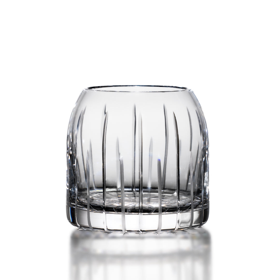 Clear and Grey - Curved Whisky Tumbler (The Outlet)
