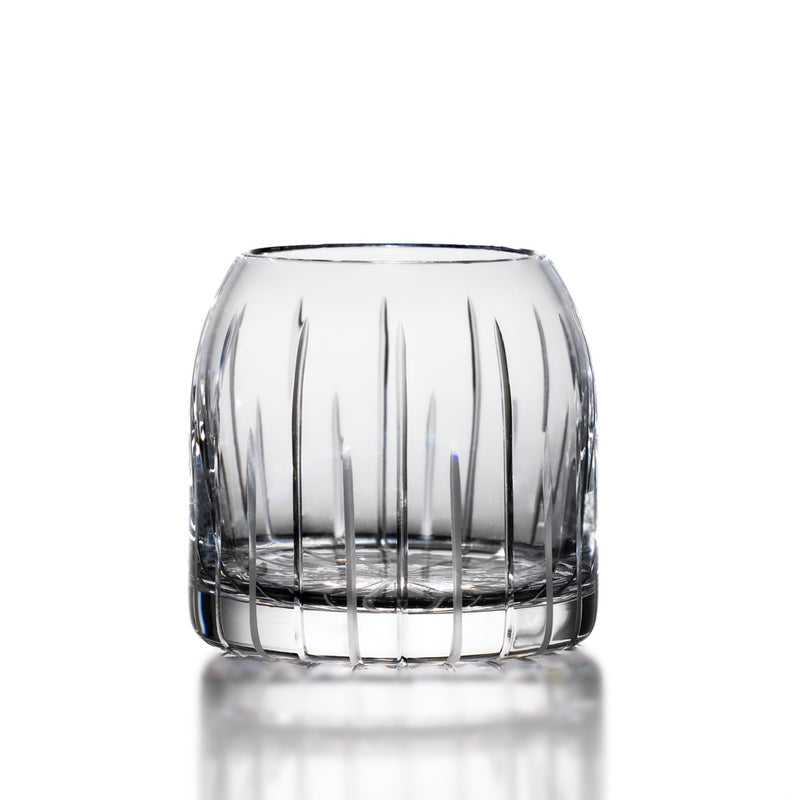 Clear and Grey - Curved Whisky Tumbler (The Outlet)