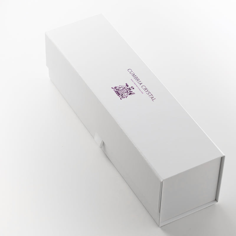 Gift Box - White Branded Presentation Box - Long Rectangular