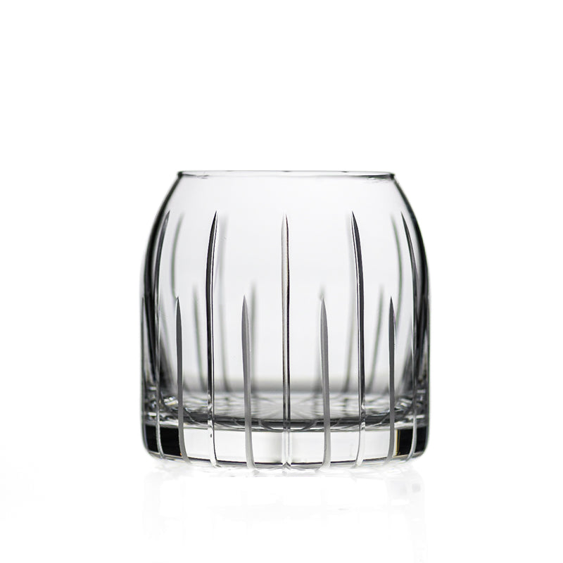 Clear and Grey - Curved Whisky Tumbler (Outlet Stock)