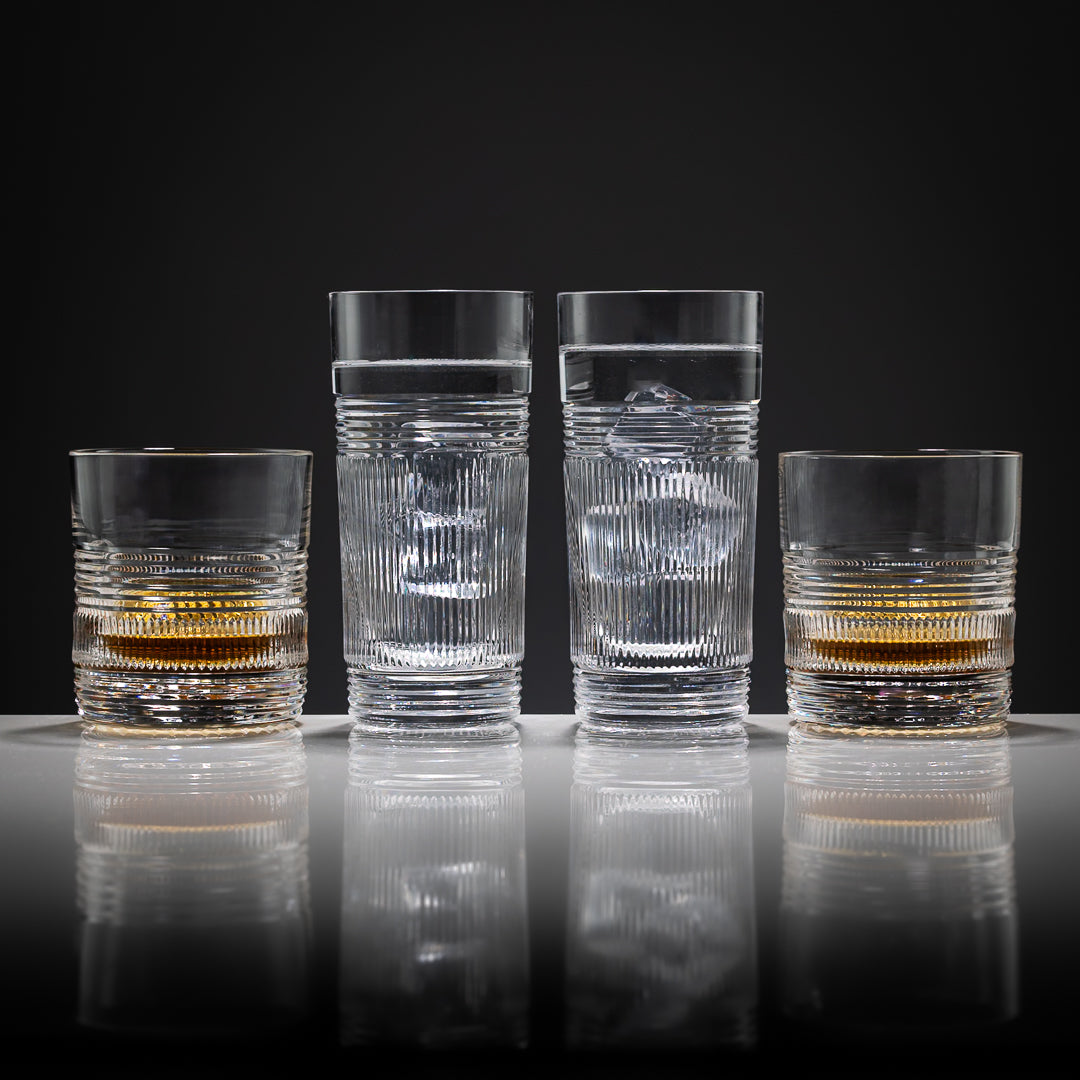 Black Friday - Loop Large Highball & 12oz Whisky Glass Set