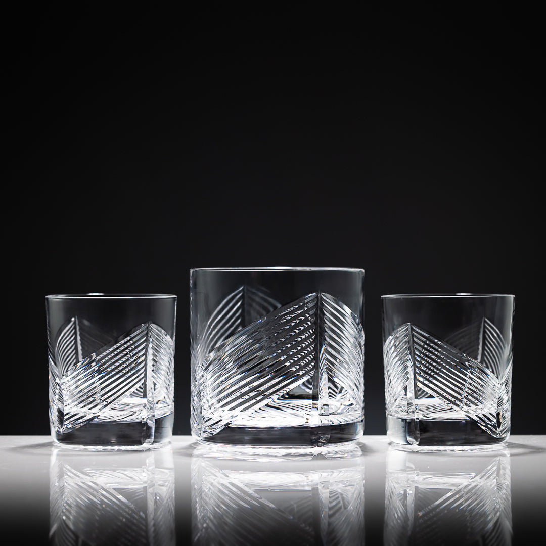 Black Friday - Palm 12oz Whisky Glass & Ice Cooler Set