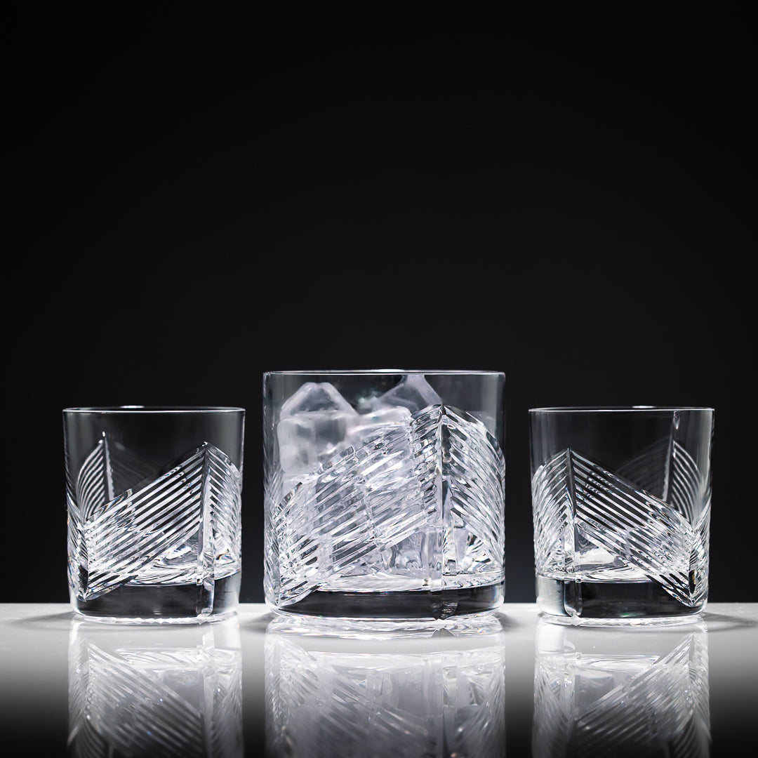 Black Friday - Palm 12oz Whisky Glass & Ice Cooler Set