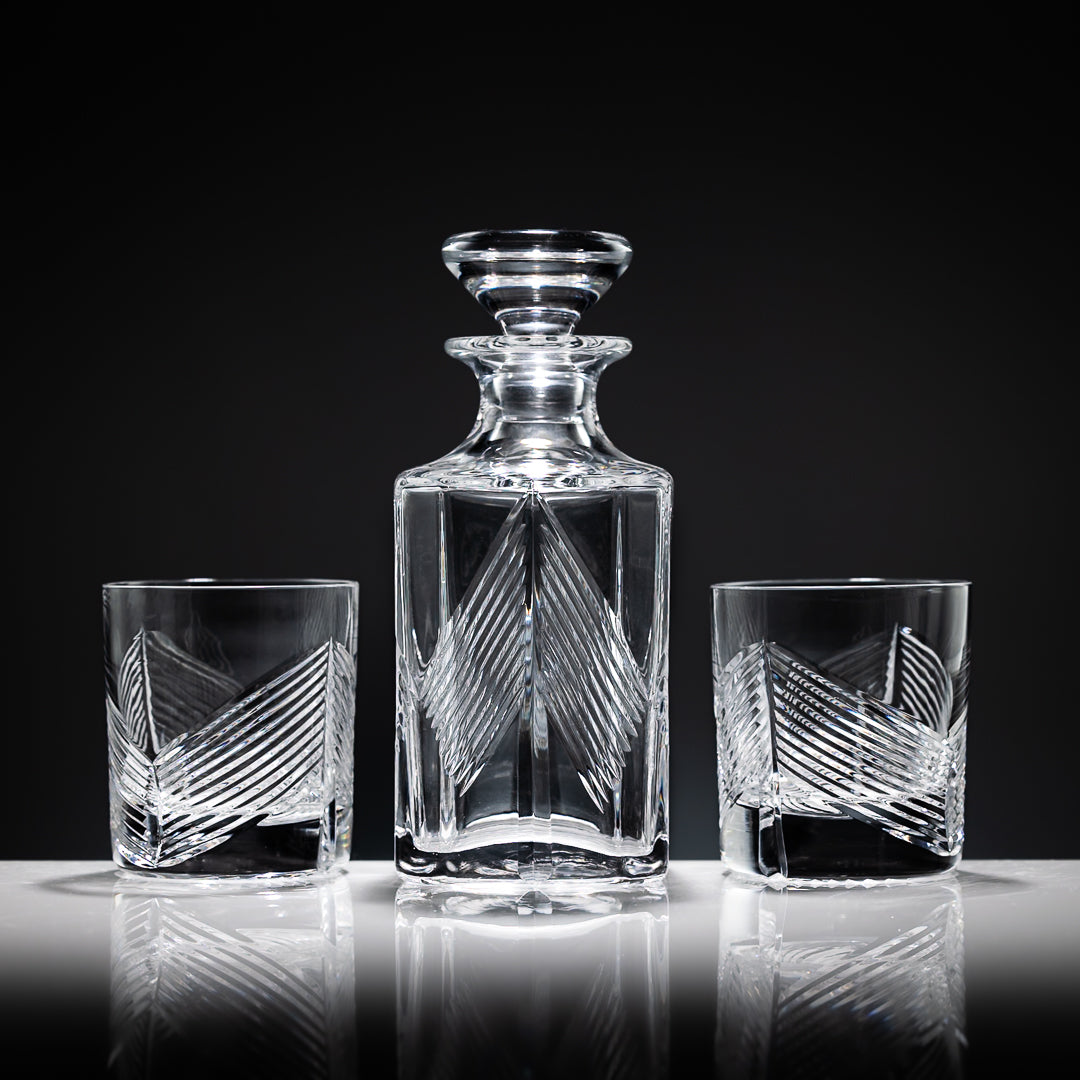 Black Friday - Palm Liqueur Decanter & 12oz Whisky Glass Set