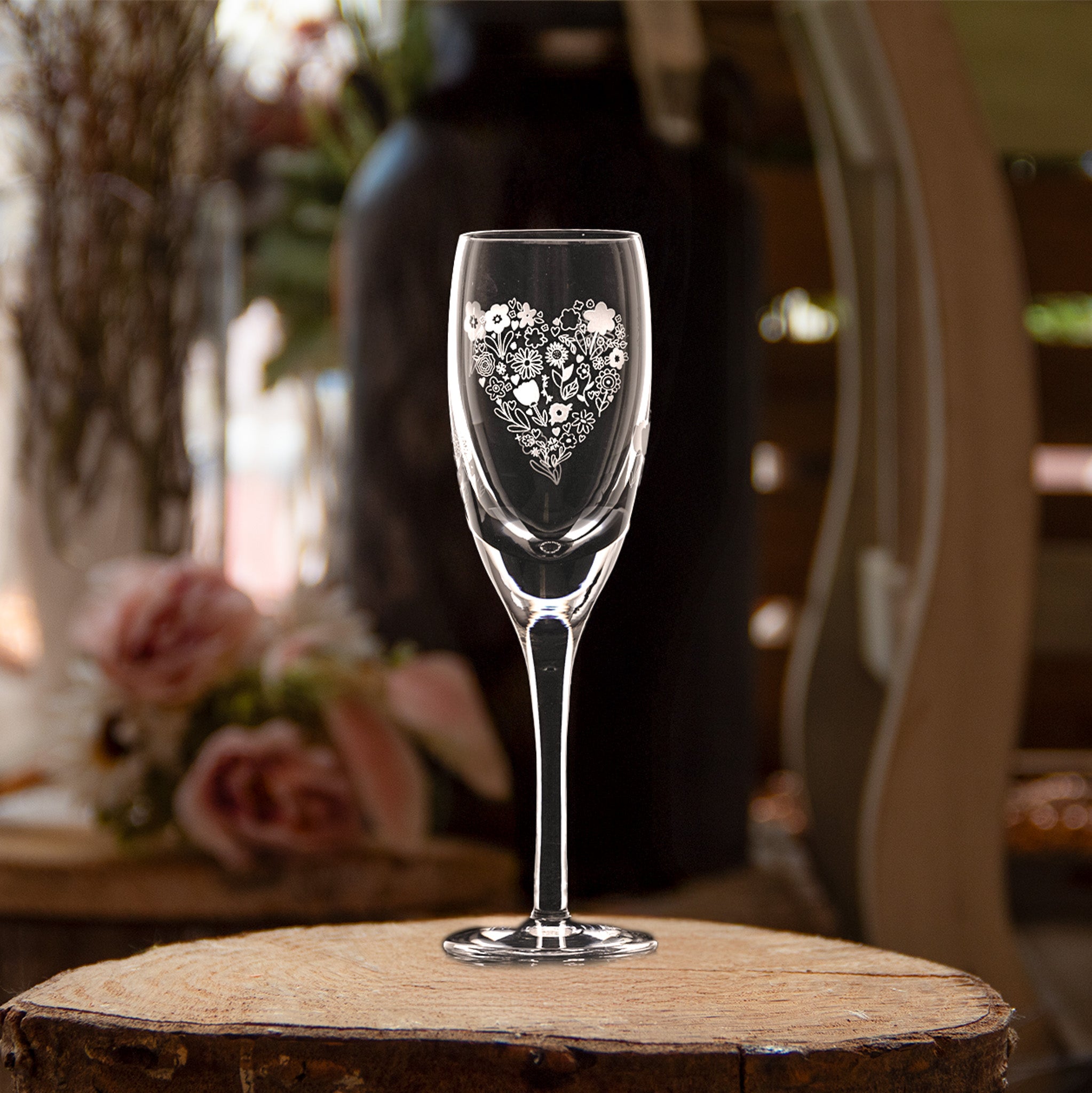 Mother's Day - Wild Meadow Champagne Flute (The Outlet)