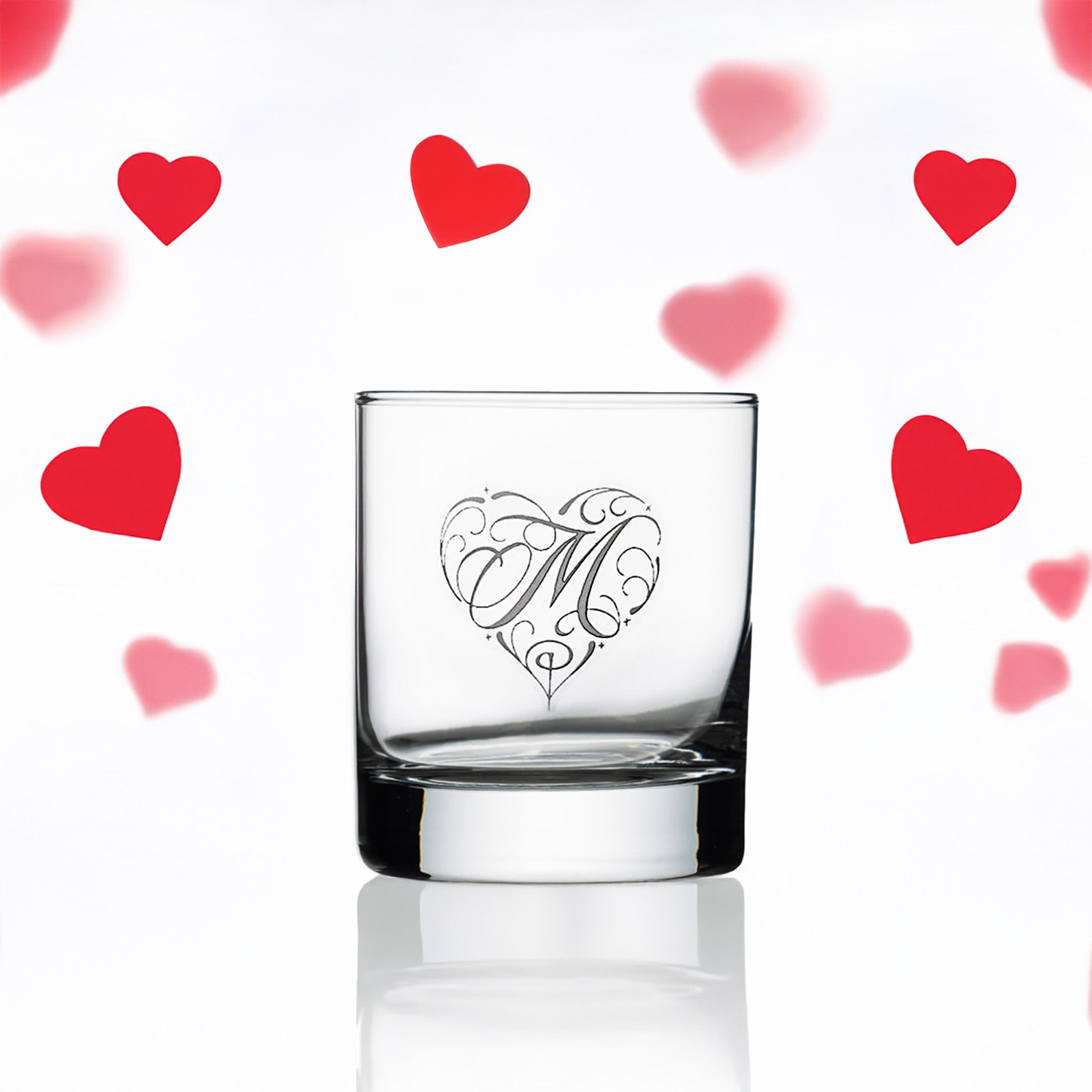 Valentine's Day personalised 'Heart' Tumbler - 12oz (The Outlet)