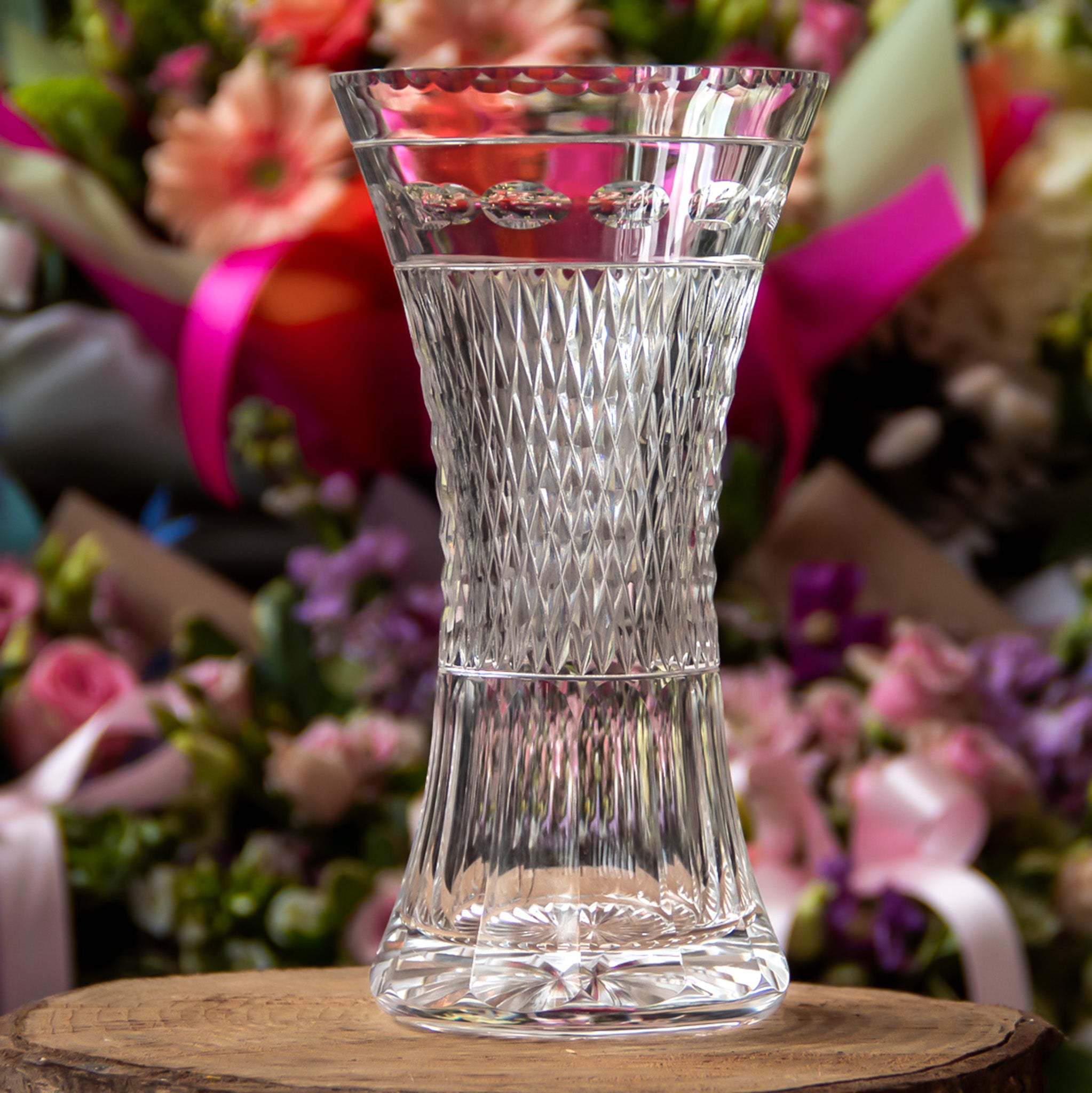 Grasmere 22cm Flair Crystal Vase