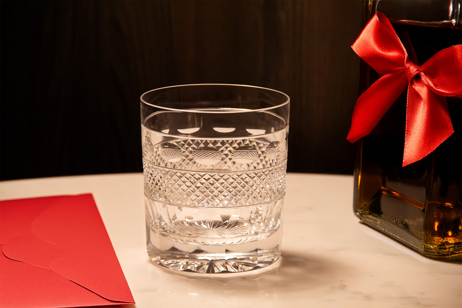 Valentine's Day Grasmere Double Old Fashioned (DOF) Whisky Tumbler (The Outlet)