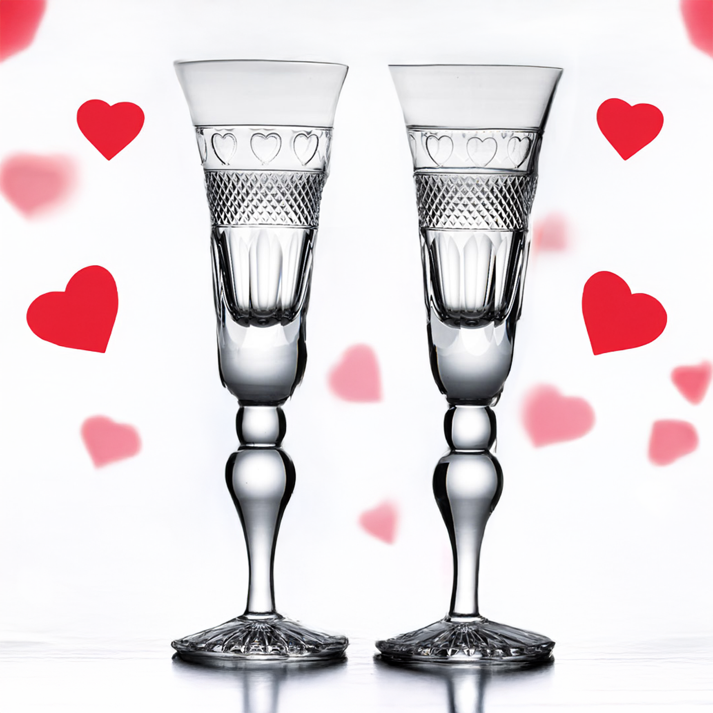 Valentine's Day - Special Edition Grasmere Tall Champagne Flute (The Outlet)