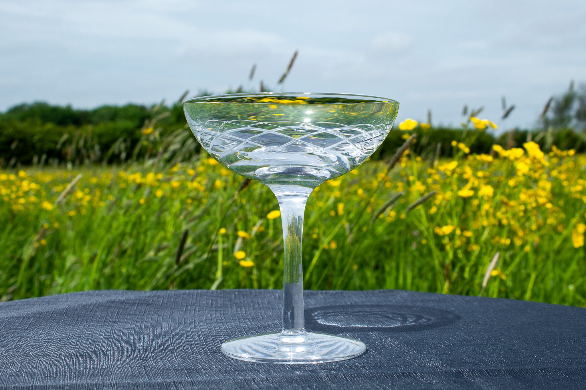 Summer Breeze Champagne Coupe