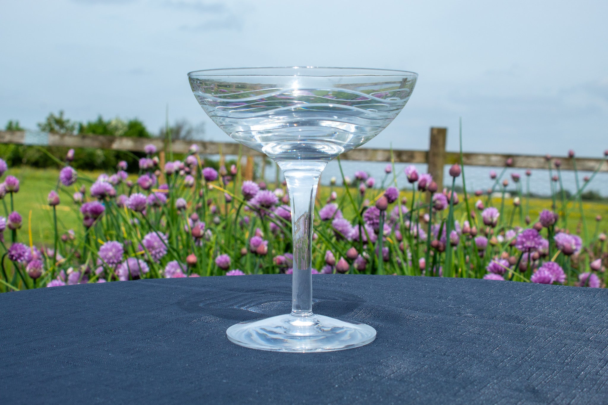 Summer Breeze Champagne Coupe