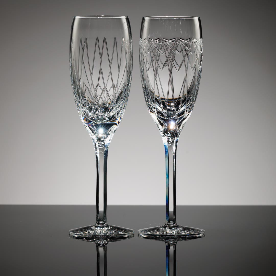 Kaleidoscope - Champagne flutes (PAIR)