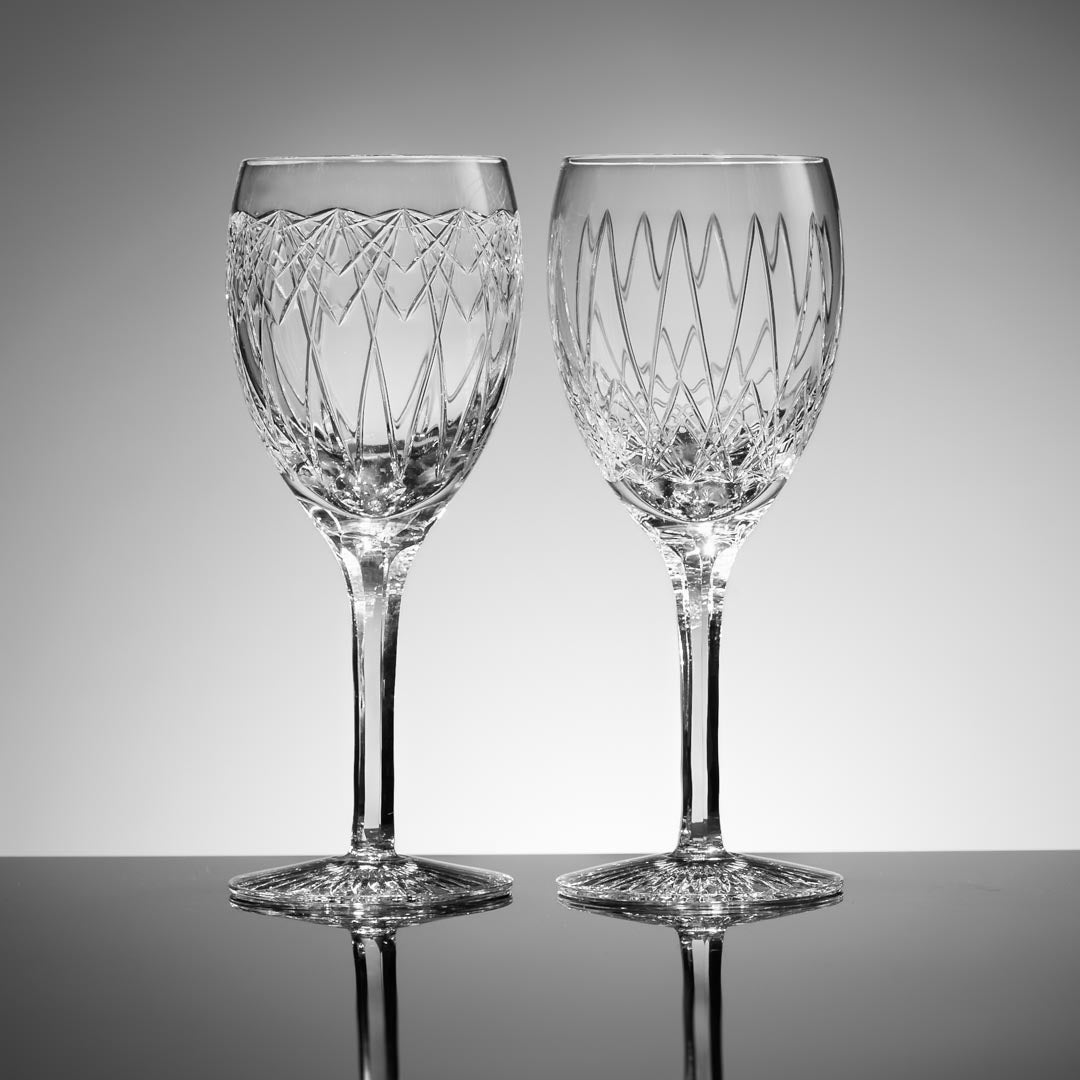 Kaleidoscope - Large Wine Goblet (PAIR)