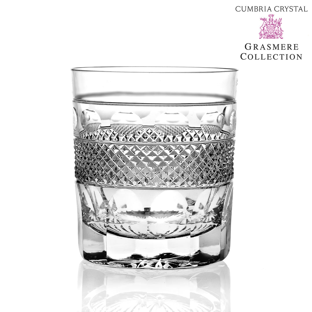 Grasmere Double Old Fashioned - 12oz (Engraving: Diamond & 3 hollows removed)