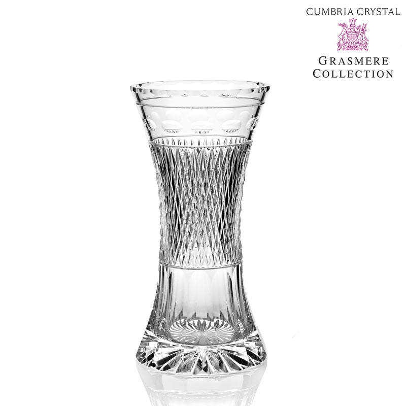 Grasmere 22cm Flair Crystal Vase.